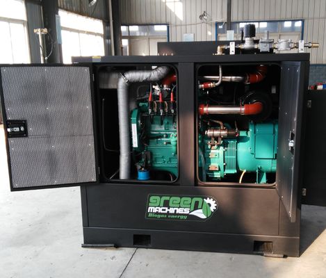 Хорошая цена. Биогазовая ТЭЦ BHKW 30KW 40KVA CE сертифицирована для отопления горячей воды онлайн